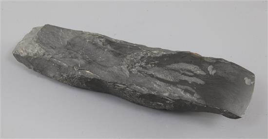 A Maori stone adze (Toki), 6in.